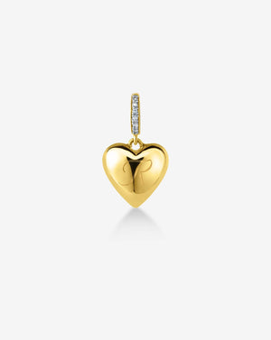Personalized Engravable Heart Charm - A Timeless Keepsake.