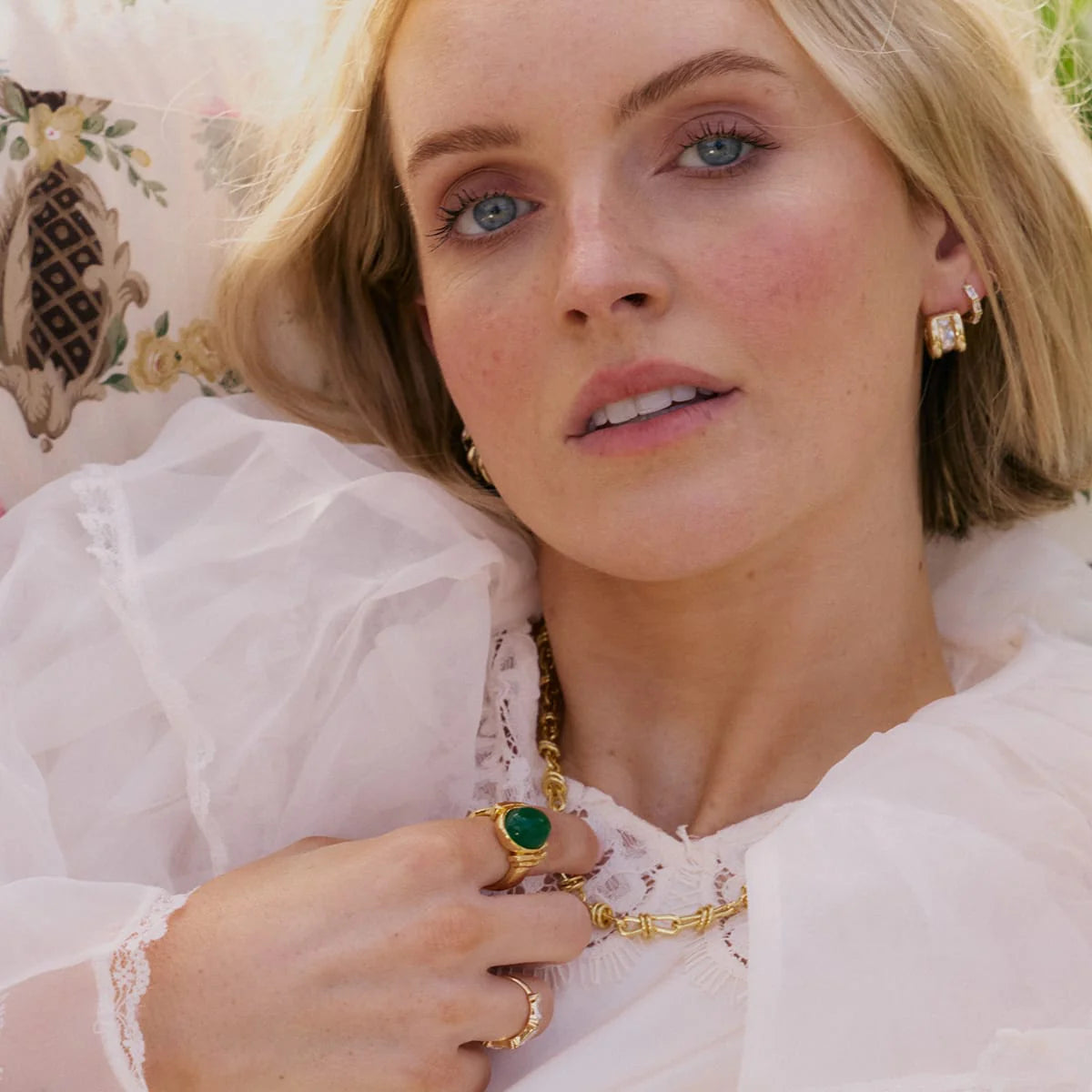 Polly Knot Chain Necklace 18Ct Gold Plate