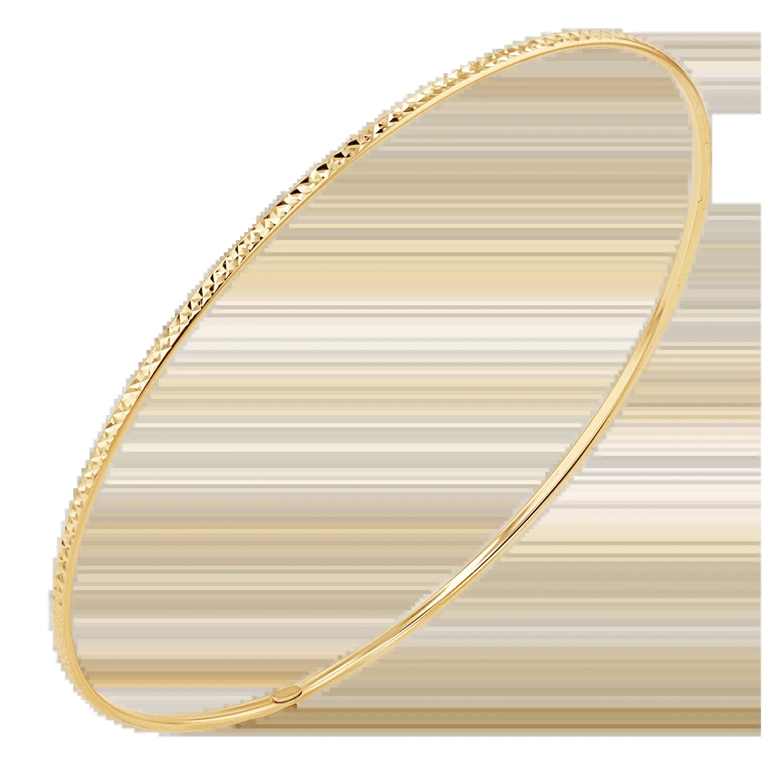 Diamond Cut Wire Bangle