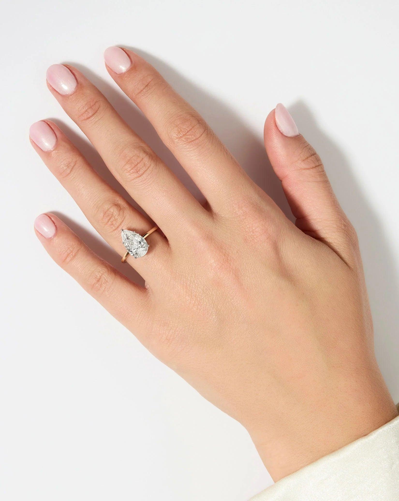 Whisper Thin® 2.69ct Pear Lab Diamond - Unmatched Elegance and Brilliance.