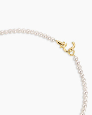 Lou Pearl Necklace NikNenz™ Premium Gold & Diamonds