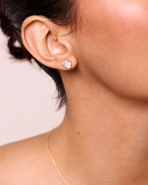Et Tois Studs NikNenz™ Premium Gold & Diamonds