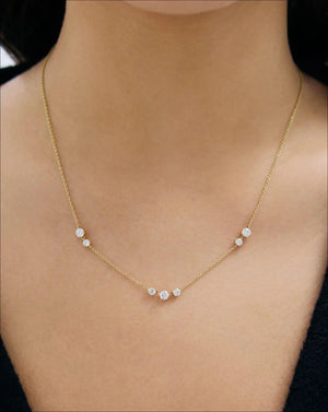 Dazzling Starlight Lab Diamond Necklace - Shine Bright Every Day!.