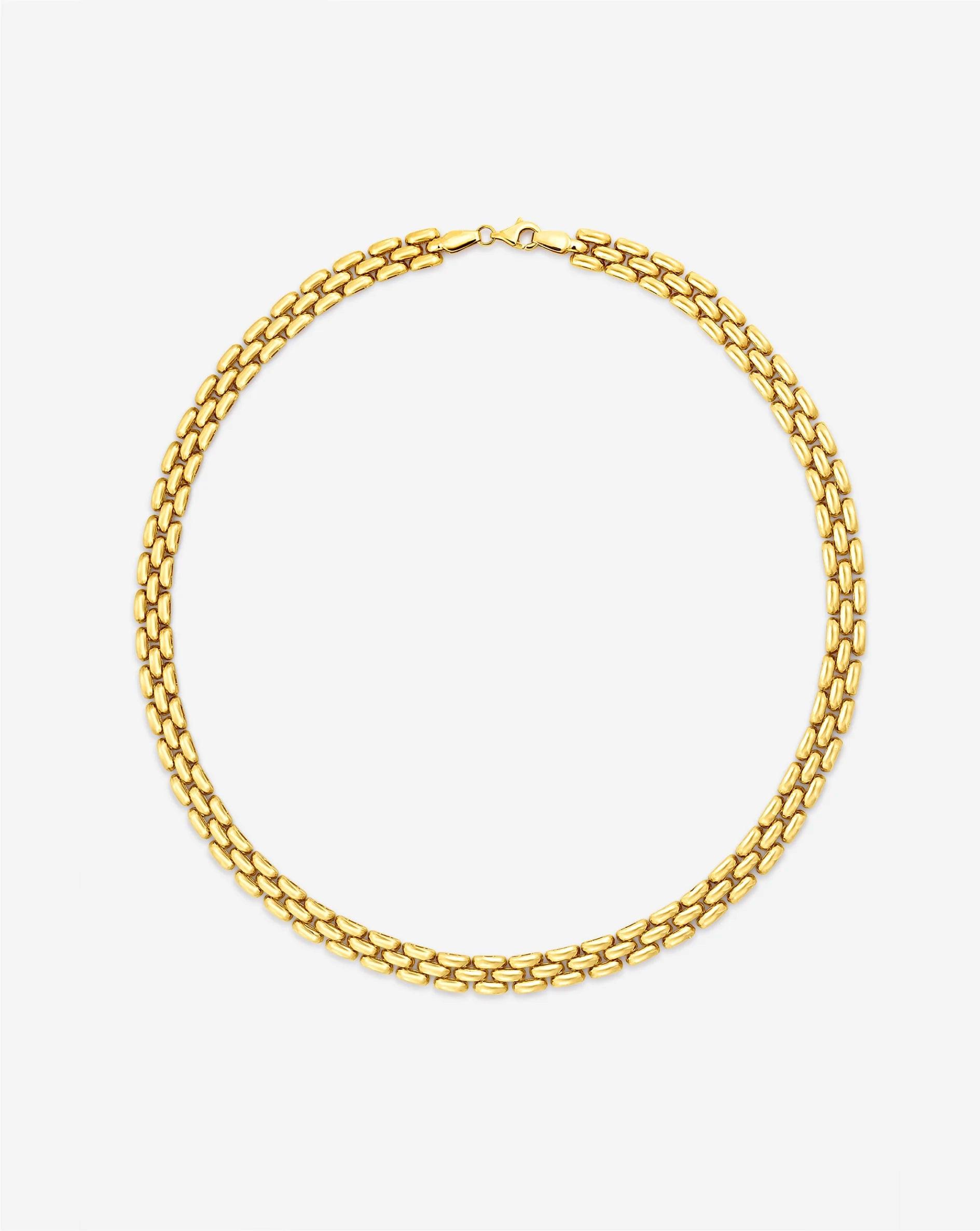 Gilded Glow Chain Necklace.