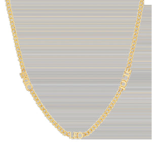Mini Name Cuban Chain Necklace