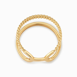 Elegant Twin Set Ring - Timeless Beauty for Every Occasion.
