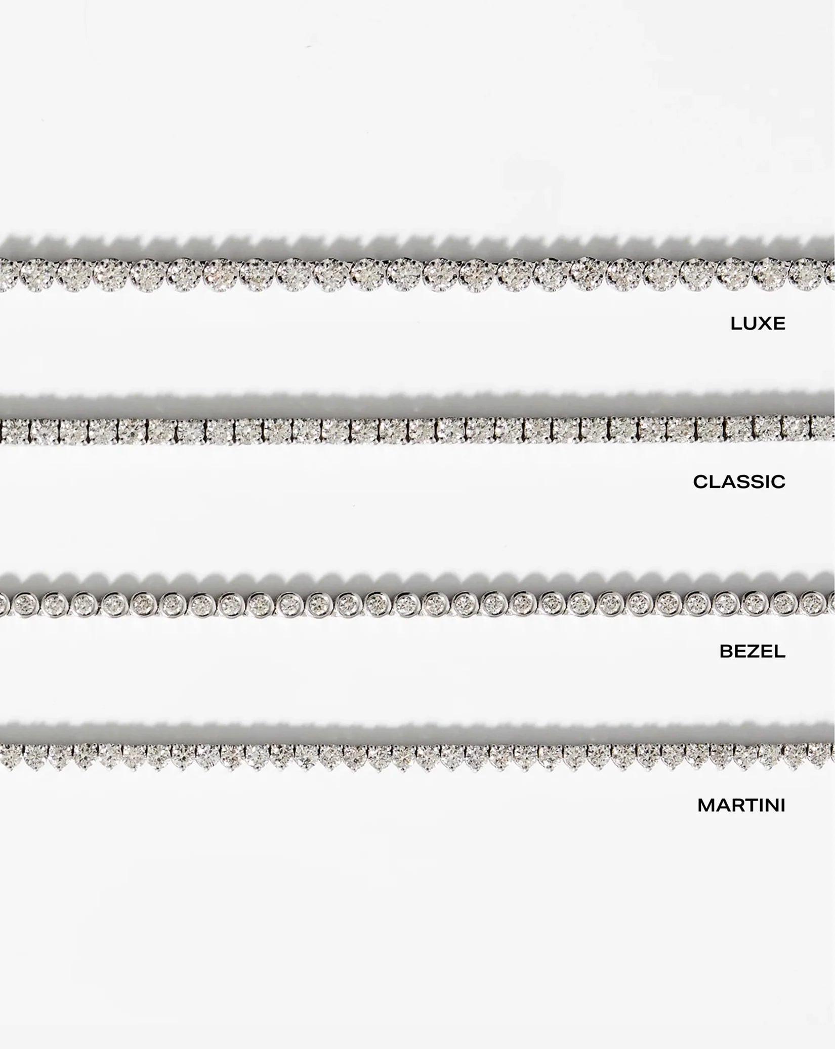 Stunning Graduated Bezel Diamond Tennis Necklace - Elevate Your Elegance.