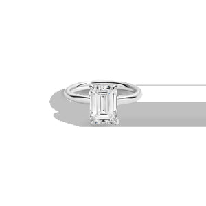 3Ct Emerald Lab Grown Diamond Solitaire Ring NikNenz™ Premium Gold & Diamonds