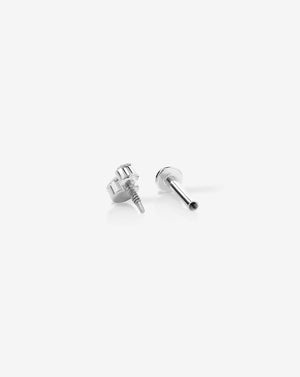 Duo Lab Diamond Flatback Studs - Sparkle with Elegance.