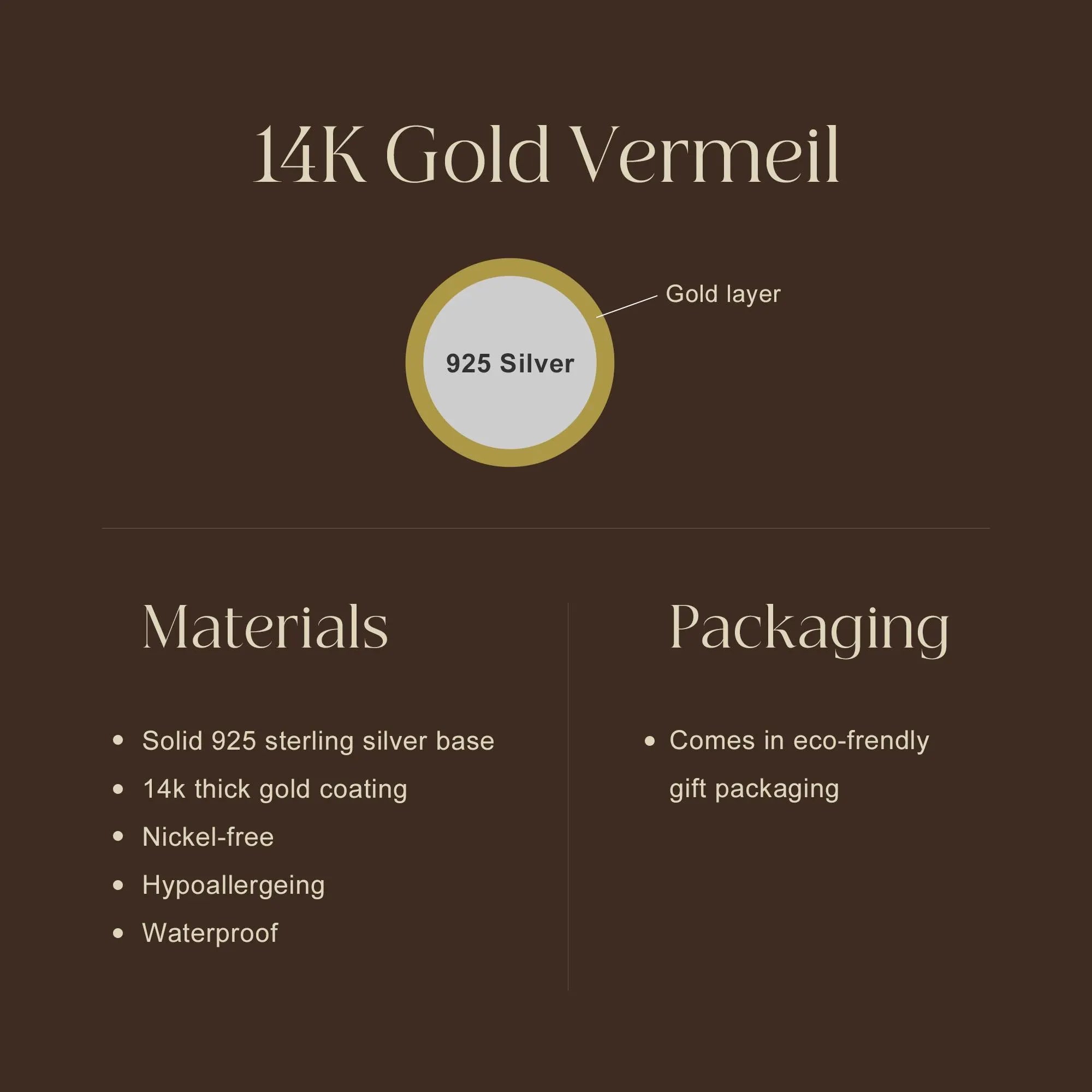 14K Gold Vermeil Diamond Stud Earrings: Elegant Minimalist Jewelry, Ohrstecker Gold, Ohrringe Gold