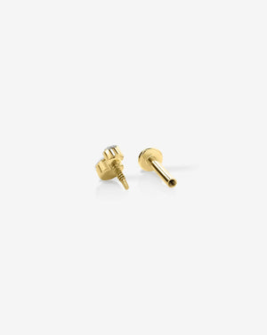 Duo Lab Diamond Flatback Studs - Sparkle with Elegance.