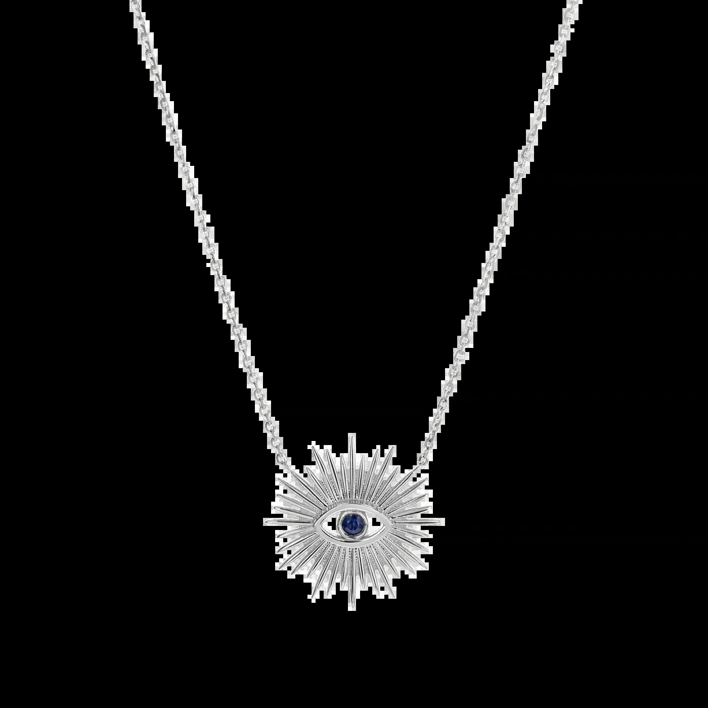 Sunburst Evil Eye Necklace
