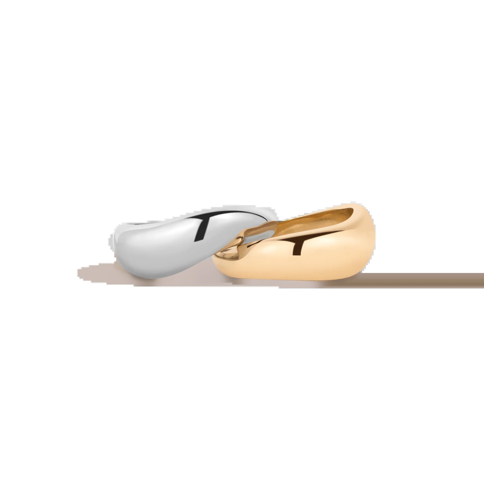 Perfect Match Two-Tone Ring Set NikNenz™ Premium Gold & Diamonds