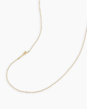 14K Gold Alphabet Necklace NikNenz™ Premium Gold & Diamonds