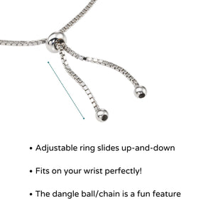 Charming Multicolor Opal Bead Bracelet in Sterling Silver - Perfect October Birthstone Gift!.
