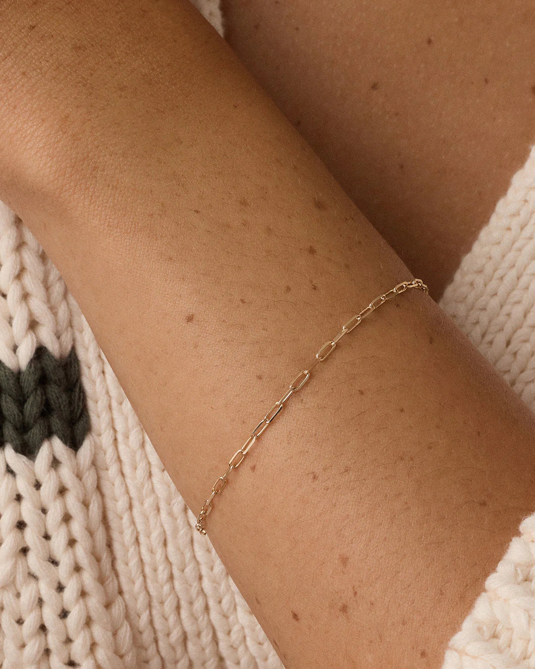 14K Gold Micro Mini Parker Bracelet