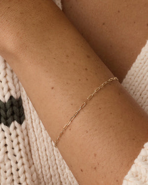14K Gold Micro Mini Parker Bracelet