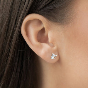 Sterling Silver Horse Stud Earrings | 7Mm Horse Earring | Charming Animal Jewellery | Perfect Horse Lovers Gift & Equestrian Accessory