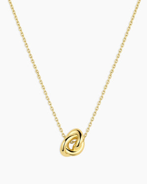 Infinity Knot Necklace NikNenz™ Premium Gold & Diamonds