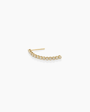 14K Lab Grown Diamond Classic Tennis Drop Single Earring