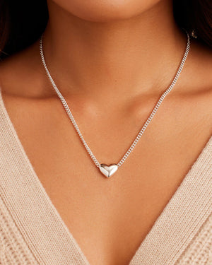 Lou Helium Heart Necklace NikNenz™ Premium Gold & Diamonds