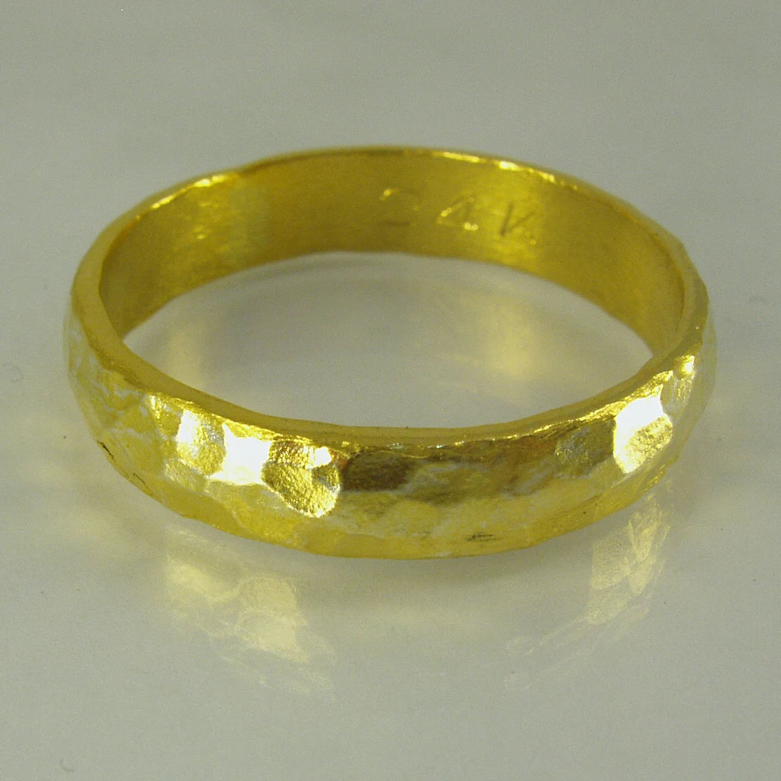 24 Karat Ring,Wedding Bands Women,Wedding Band Mens,Wedding Bands for Men,Wedding Bands for Women,Wedding Band Unique, Unisex,Pure Gold Ring