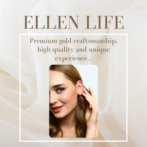 14K Solid Gold Ball Stud Earrings: Minimalist Bead Studs