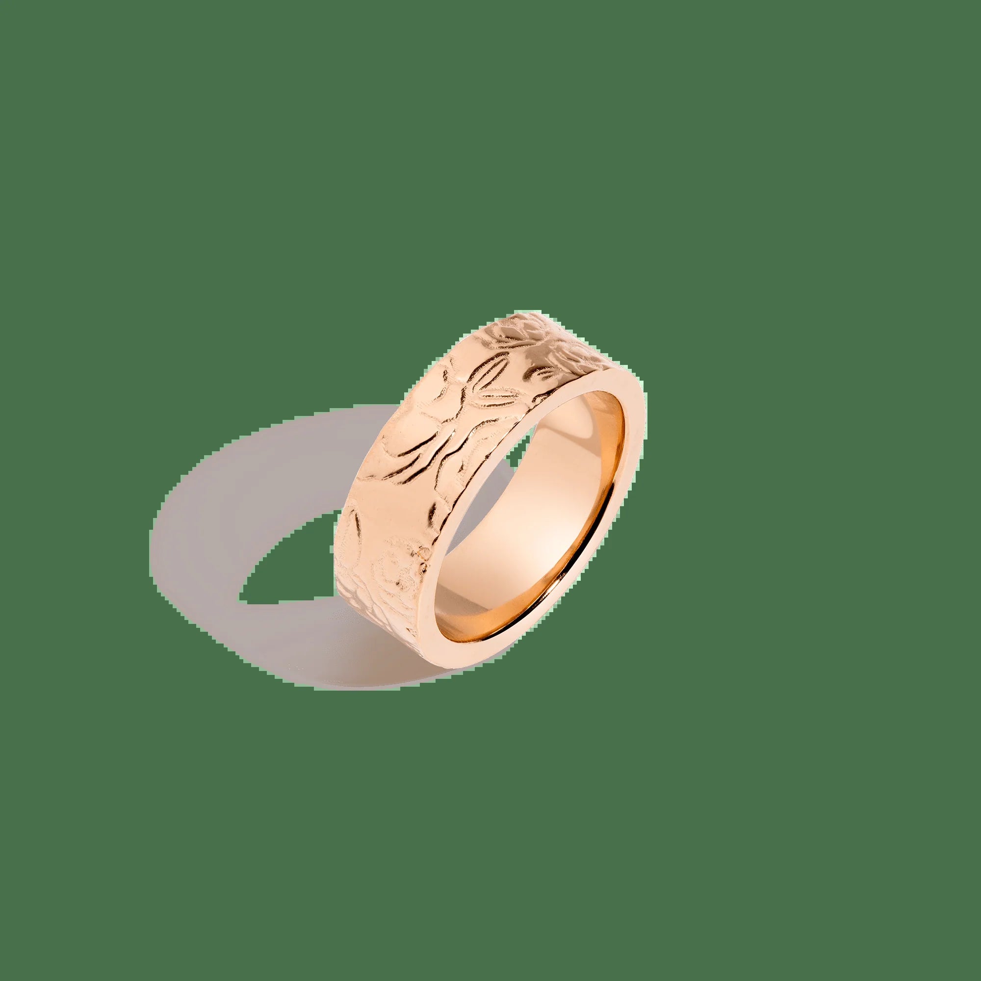 AURATE X MACENNA: Rose Garden Ring NikNenz™ Premium Gold & Diamonds