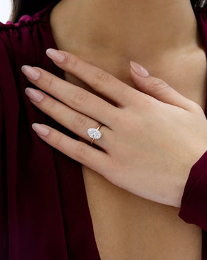 Elegant Whisper Thin® Duet: Oval & Pear - Size 4.70.