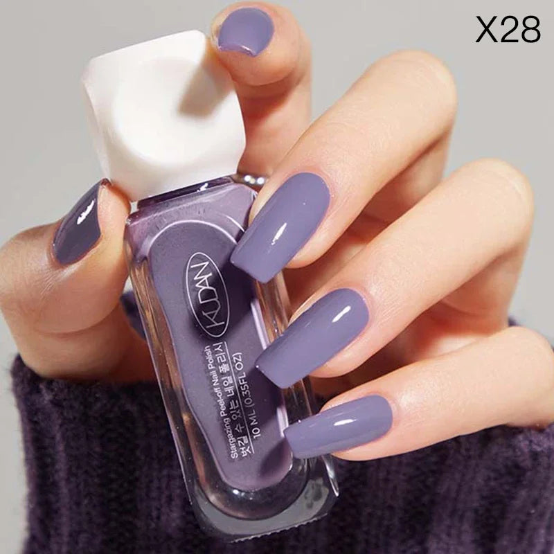10Ml Peel off Water-Based Starry Nail Polish Fast Drying Long-Lasting Healthy and Brightening Effect No Need Lamp Cure