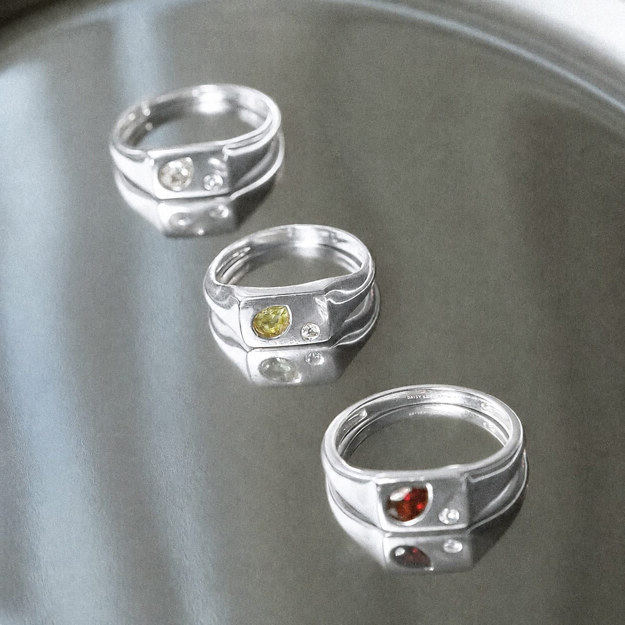 Estée Lalonde Birthstone Pinky Ring Sterling Silver