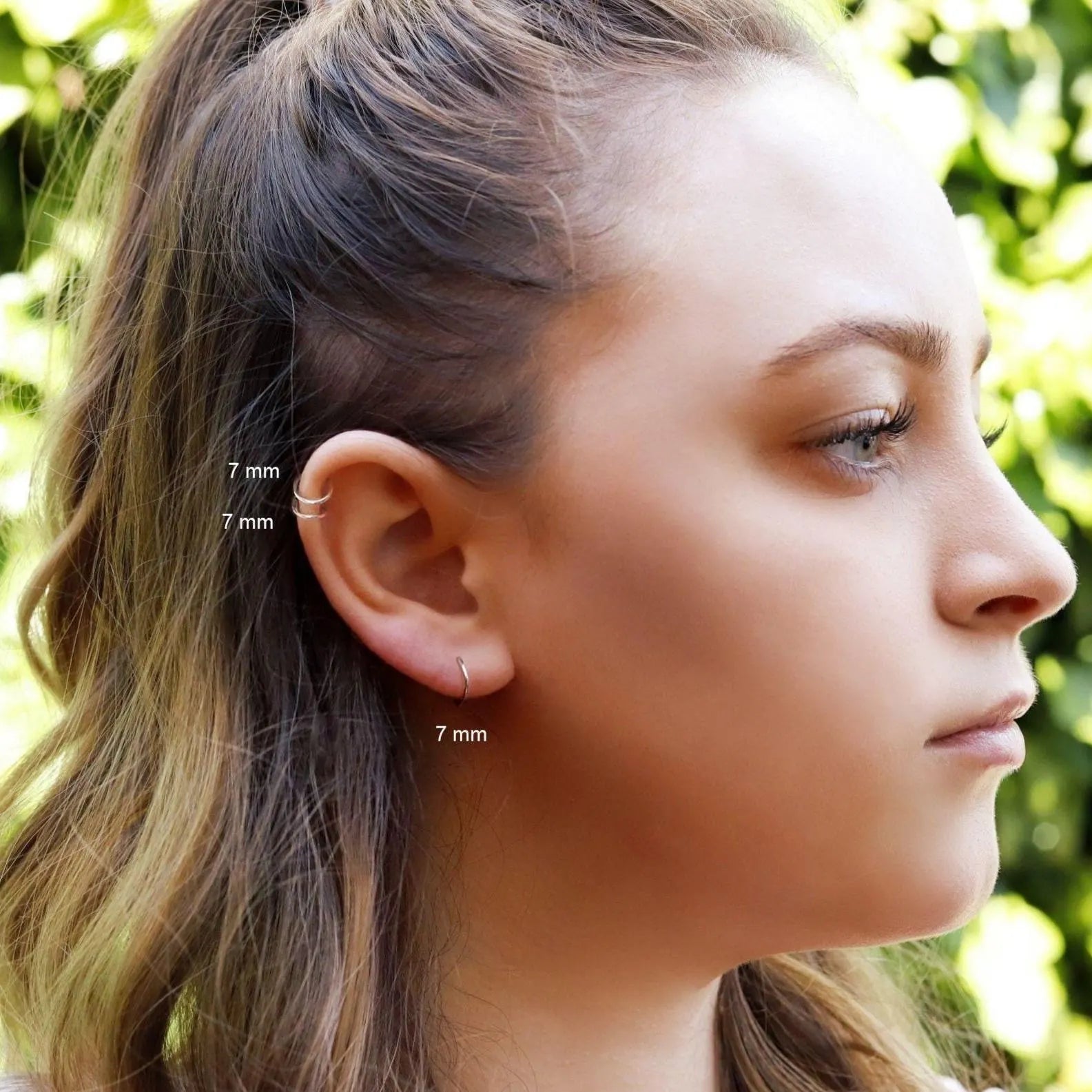20G Tiny Huggie Hoop Earrings, Plain Helix Hoop Earrings, Dainty Hoop Earrings,Dainty Tiny Sterling Silver Huggies, 18K Gold Plated Hoops,