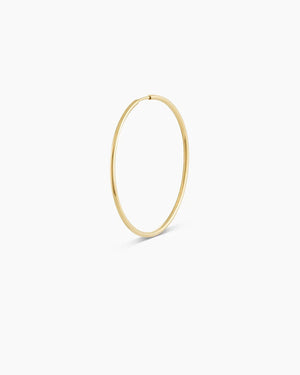 14K Gold Classic Single Hoop