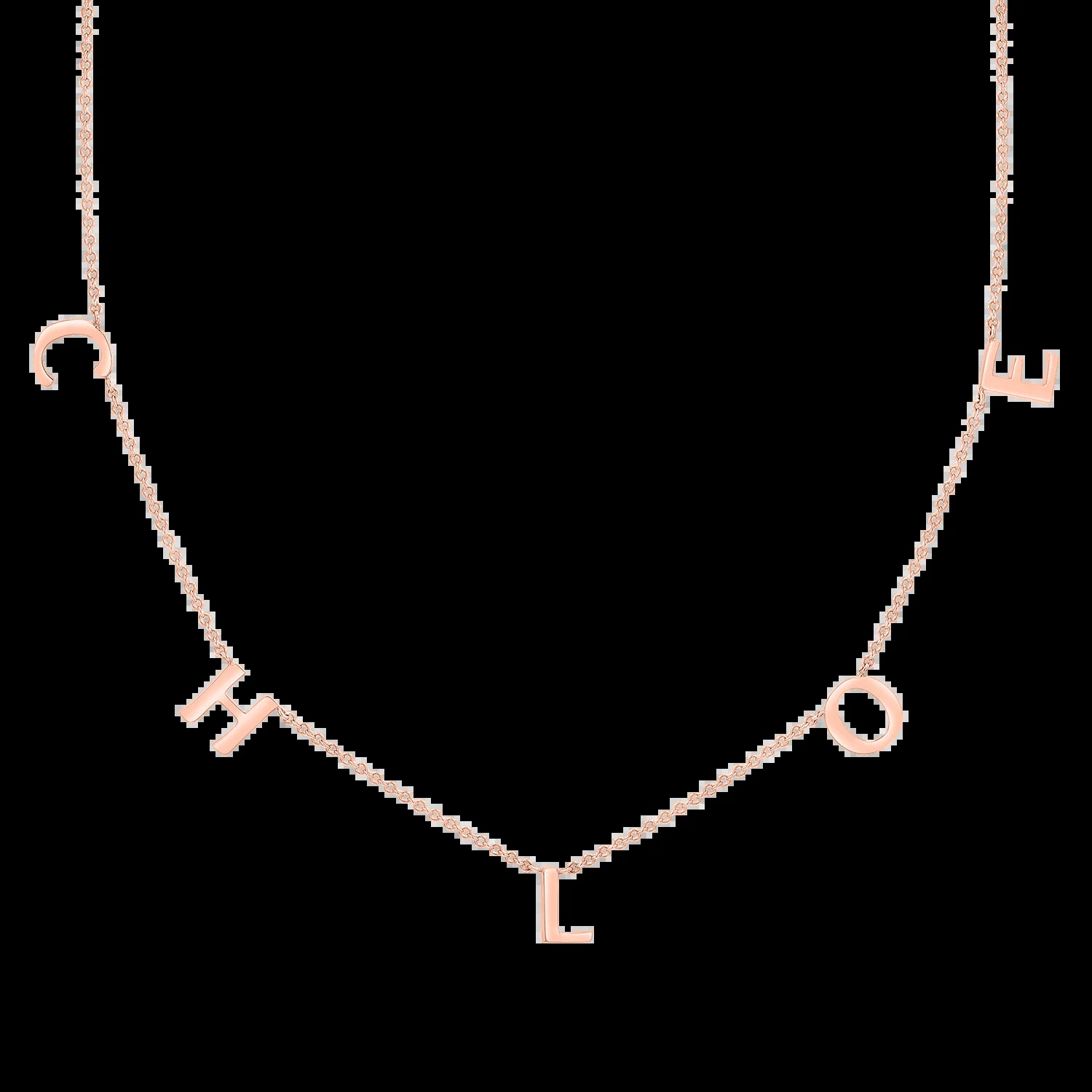 Spaced Letter Necklace