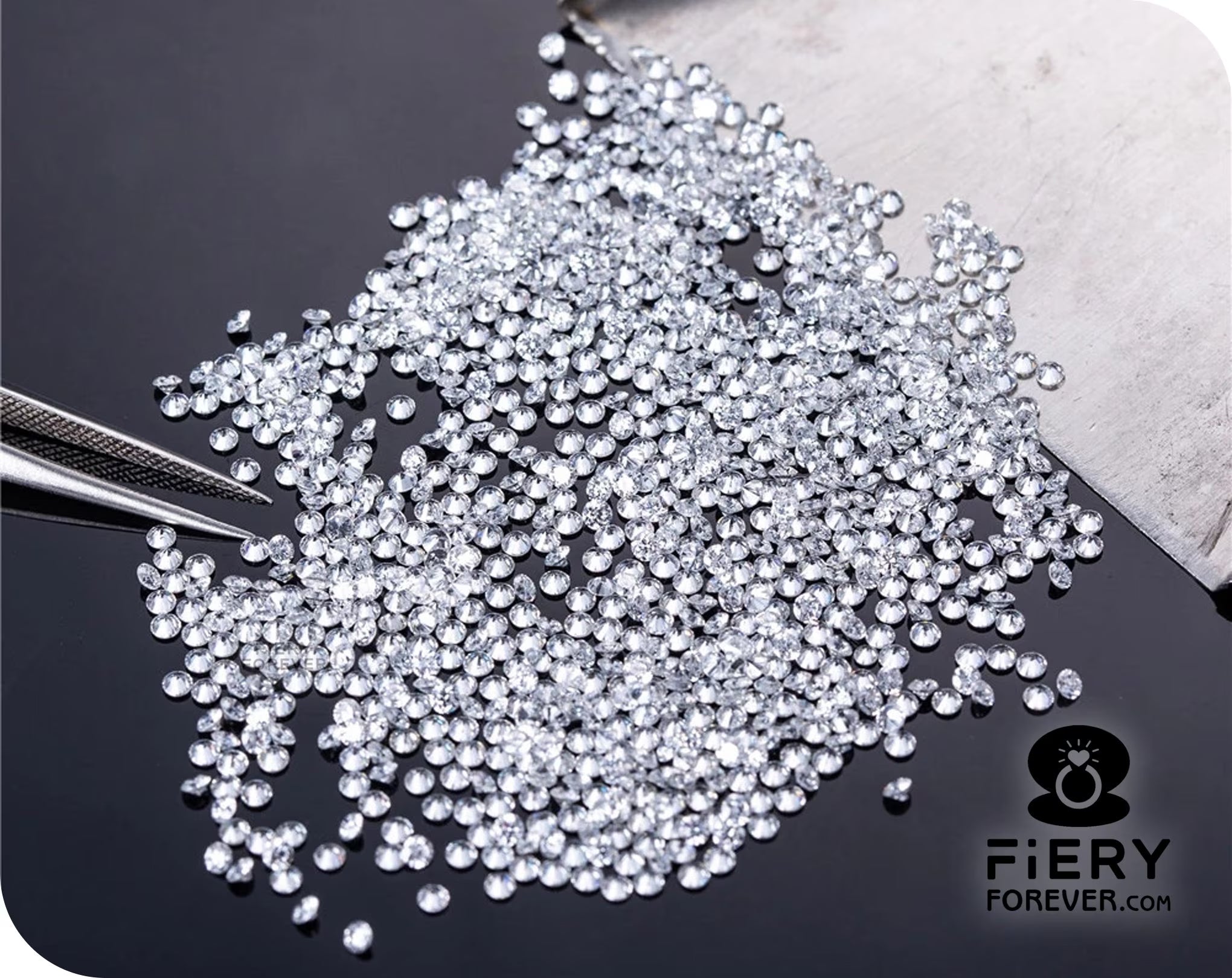 0.80Mm to 4Mm Full White D Color Small round Brilliant Diamond Cut Loose Moissanite for Ring, Earring, Jewellery Making (Wholesale Price)