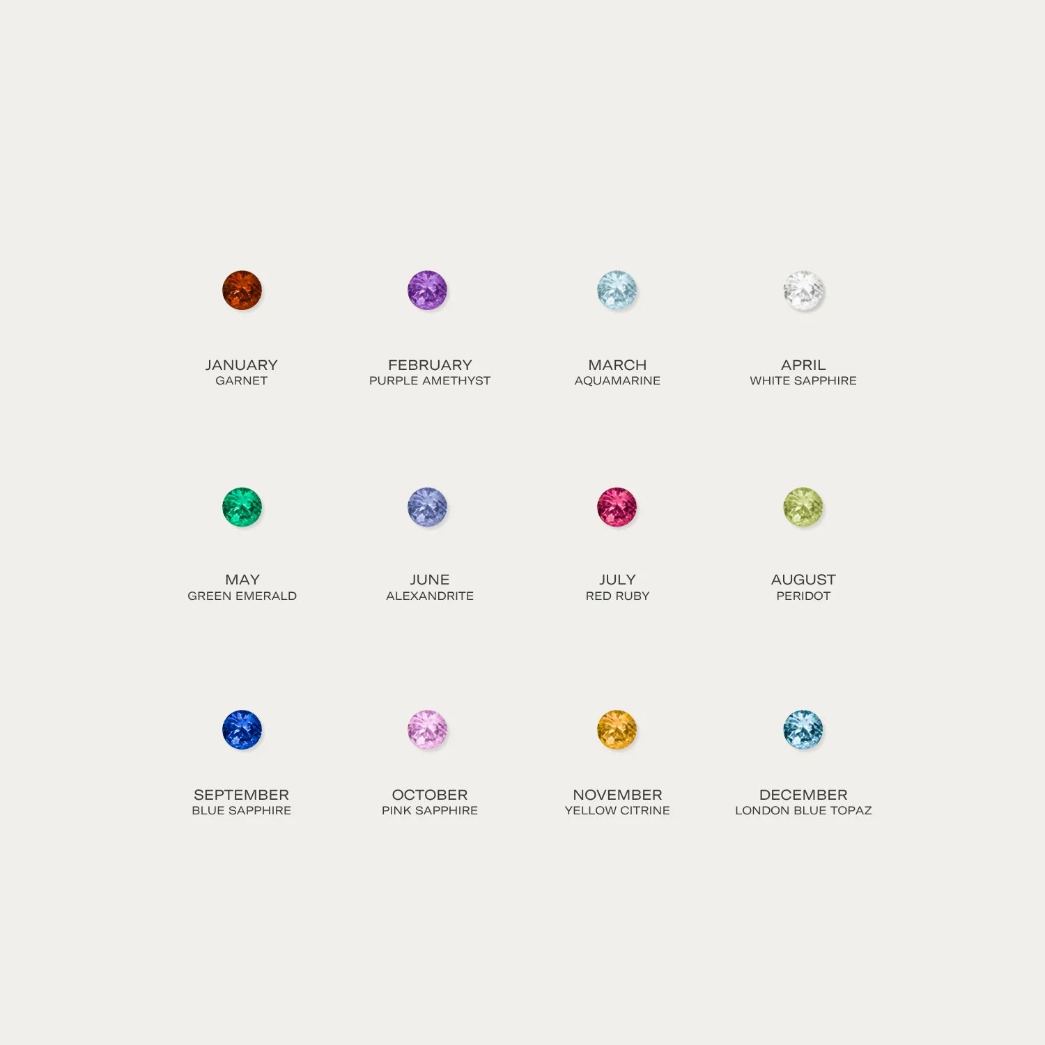 Lab Grown Diamond Birthstone Heritage Ring NikNenz™ Premium Gold & Diamonds