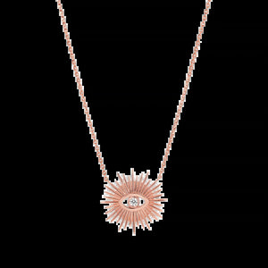 Sunburst Evil Eye Necklace