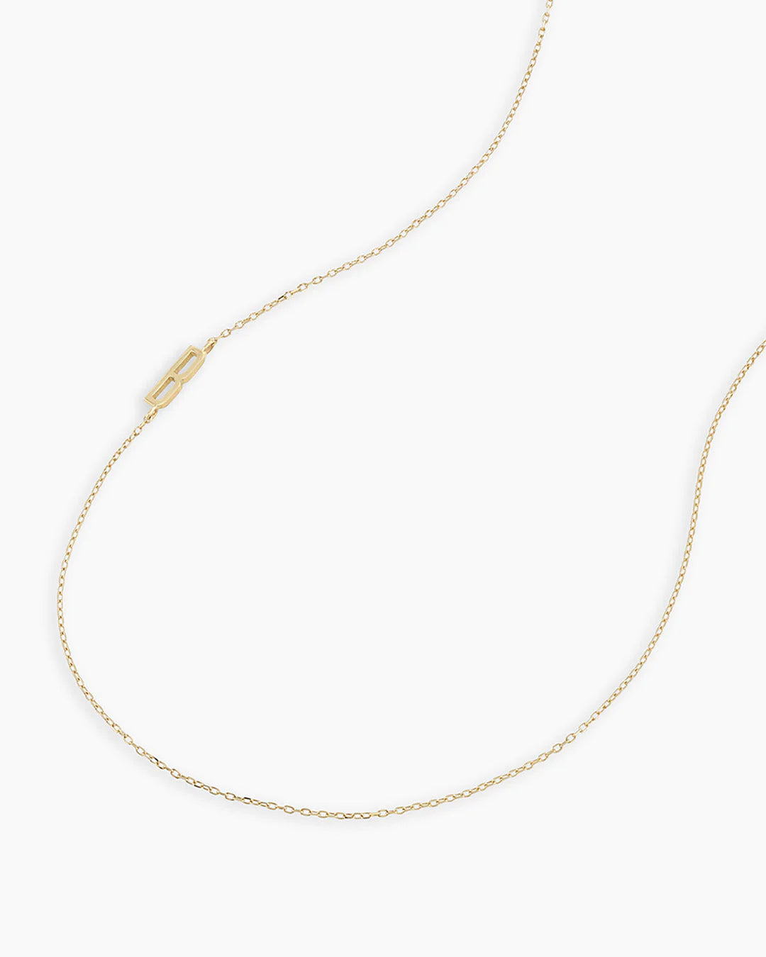 14K Gold Alphabet Necklace NikNenz™ Premium Gold & Diamonds
