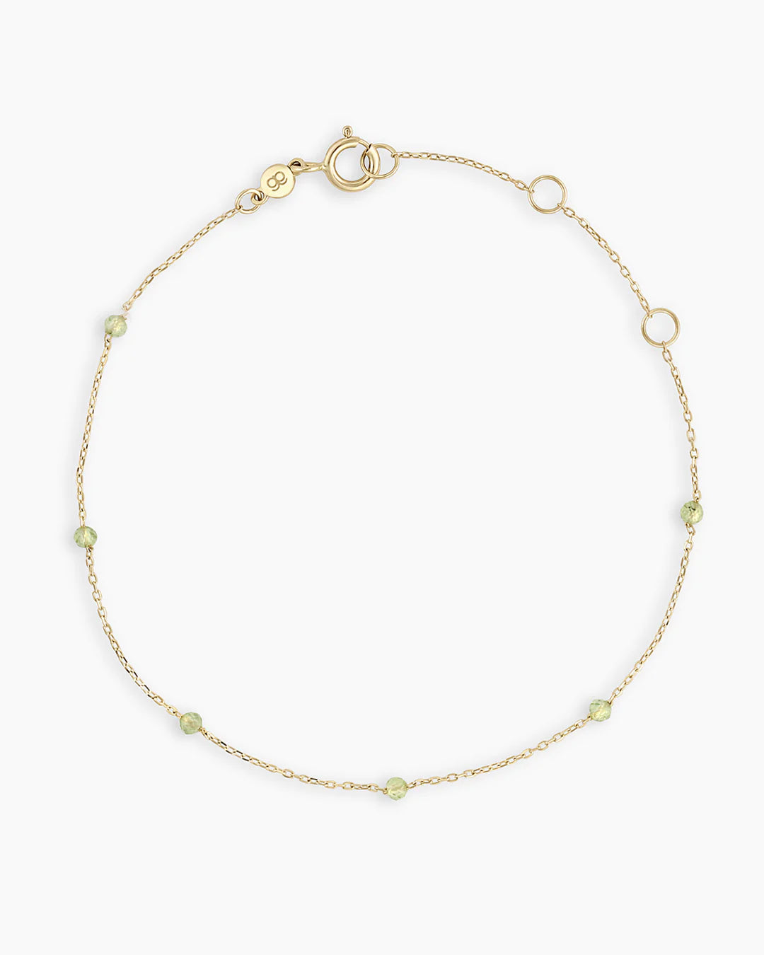 14K Gold Newport Birthstone Bracelet