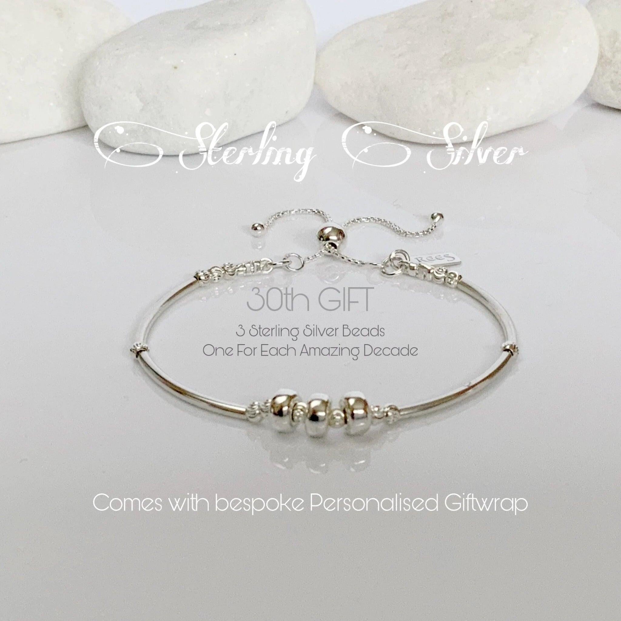 Calming Sterling Silver Fidget Bracelet - Perfect Sensory Stress Relief Jewelry Gift.
