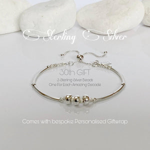 Calming Sterling Silver Fidget Bracelet - Perfect Sensory Stress Relief Jewelry Gift.