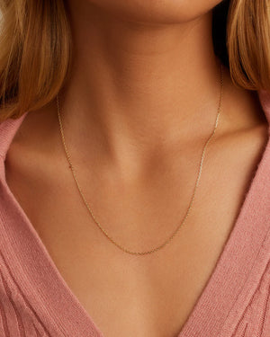 Gold Delicate Link Chain NikNenz™ Premium Gold & Diamonds