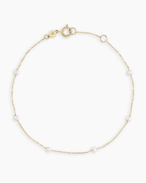 14K Gold Pearl Newport Bracelet