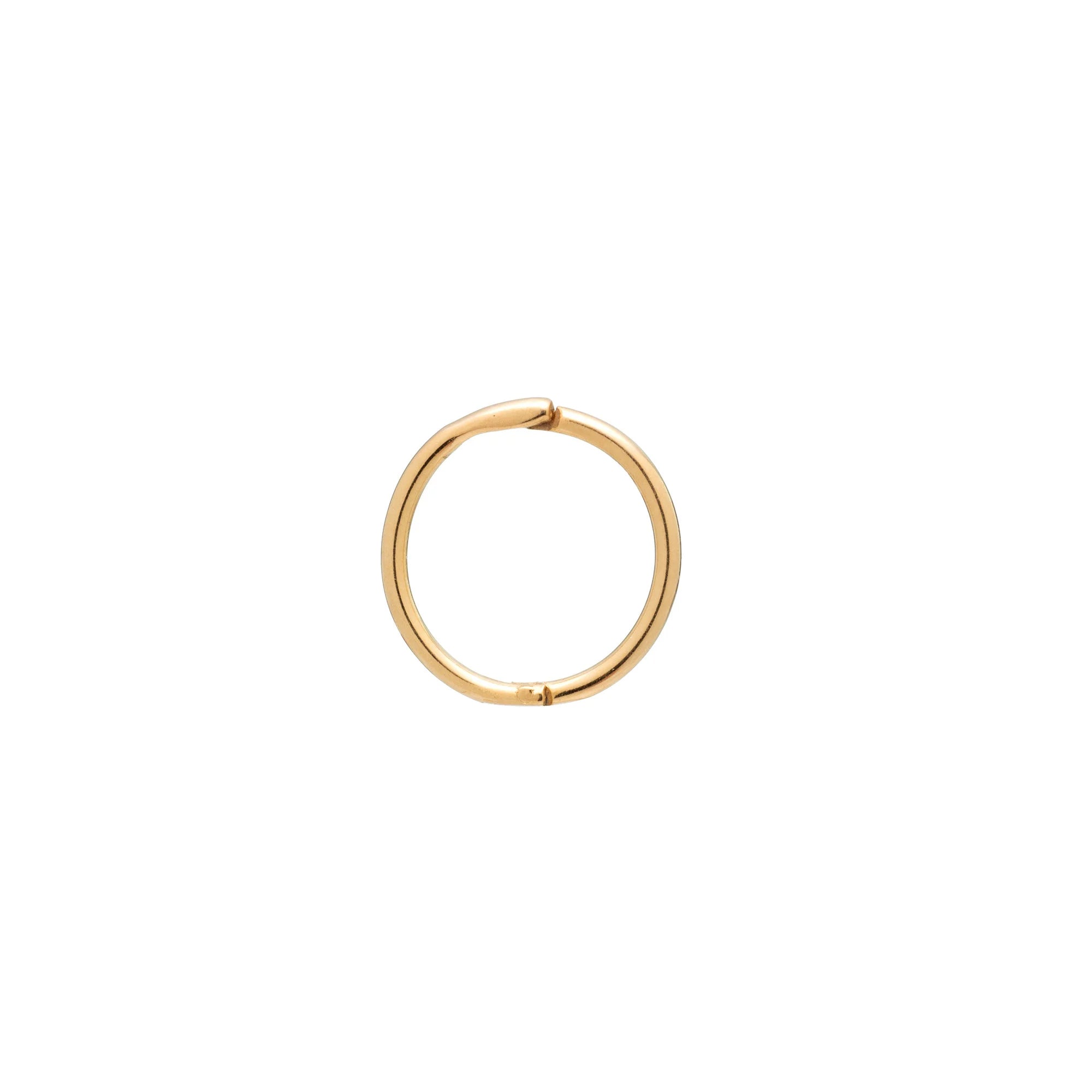 Hinged Sleeper Earrings: Sterling Silver or Gold Hoops (10Mm 13Mm 16Mm)