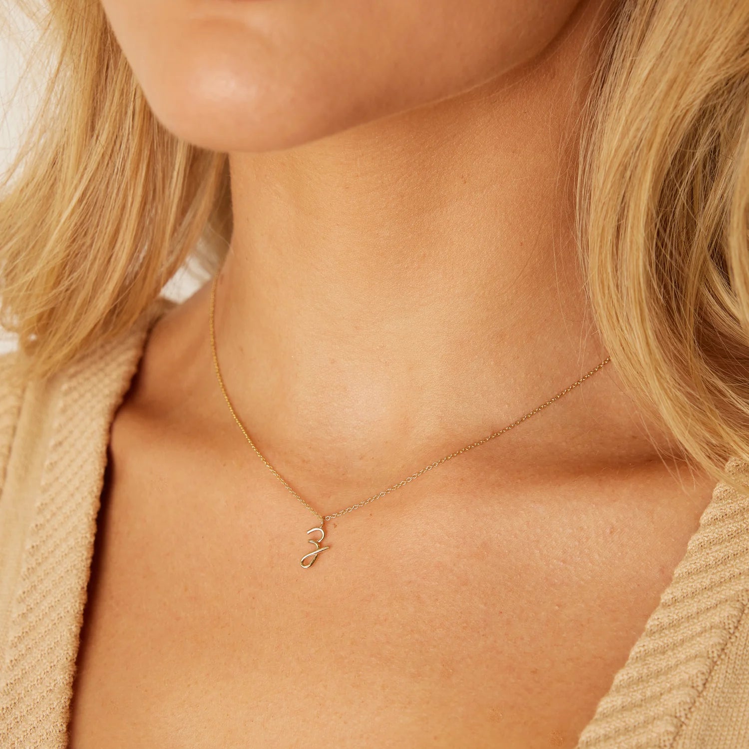 Mini Letter Necklace