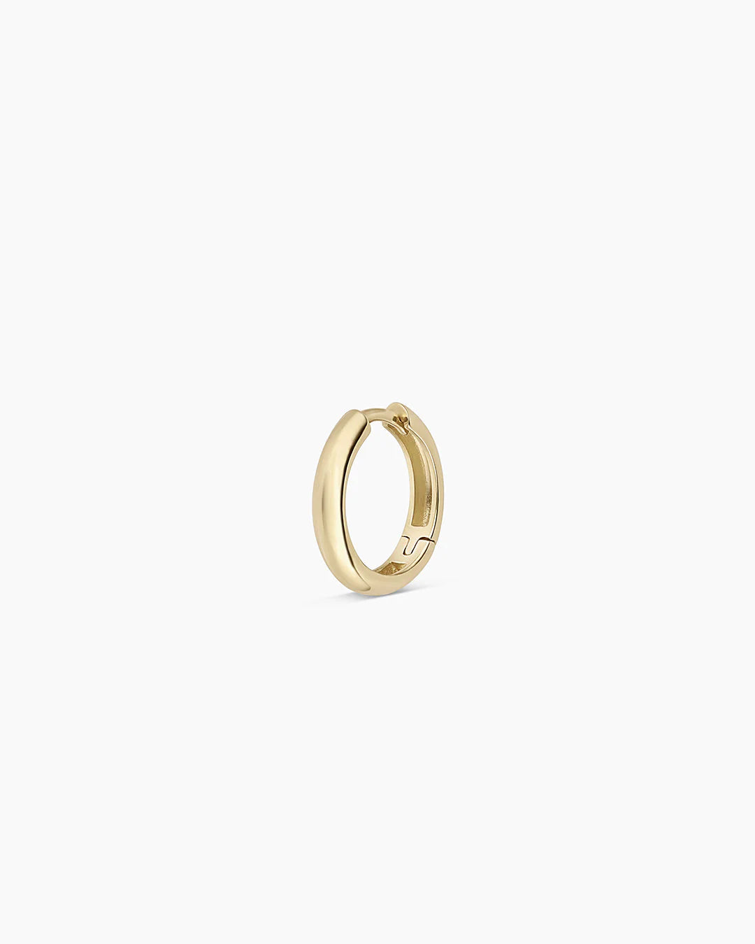 14K Gold Lou Helium Single Huggie