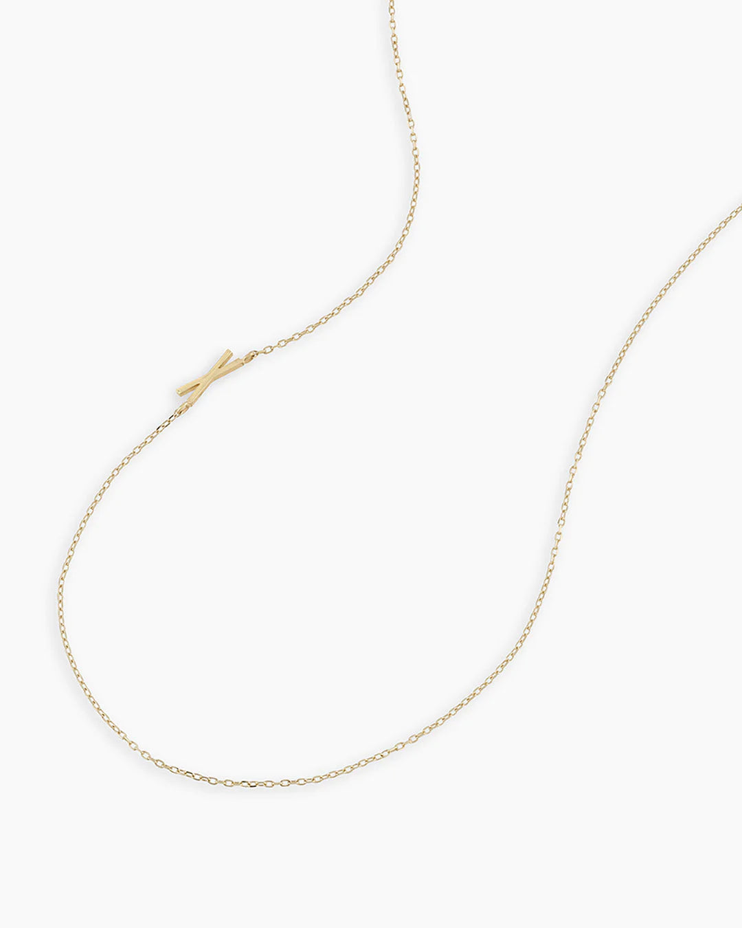14K Gold Alphabet Necklace NikNenz™ Premium Gold & Diamonds