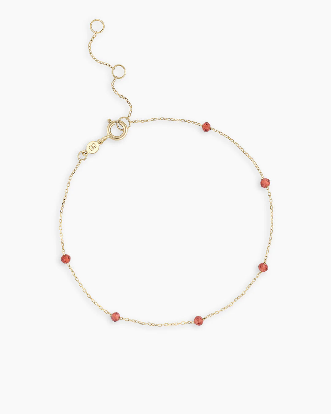 14K Gold Newport Birthstone Bracelet