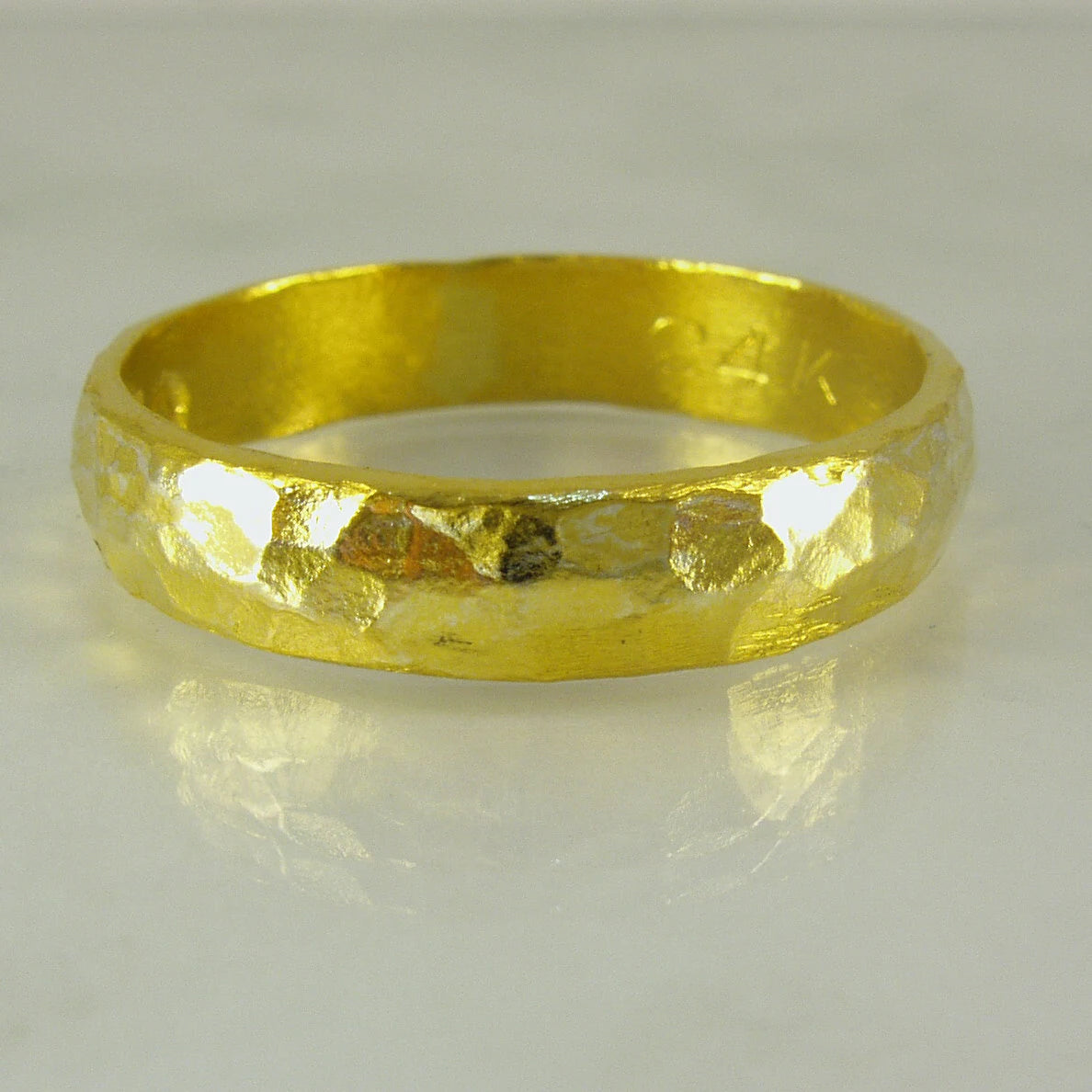 24 Karat Ring,Wedding Bands Women,Wedding Band Mens,Wedding Bands for Men,Wedding Bands for Women,Wedding Band Unique, Unisex,Pure Gold Ring