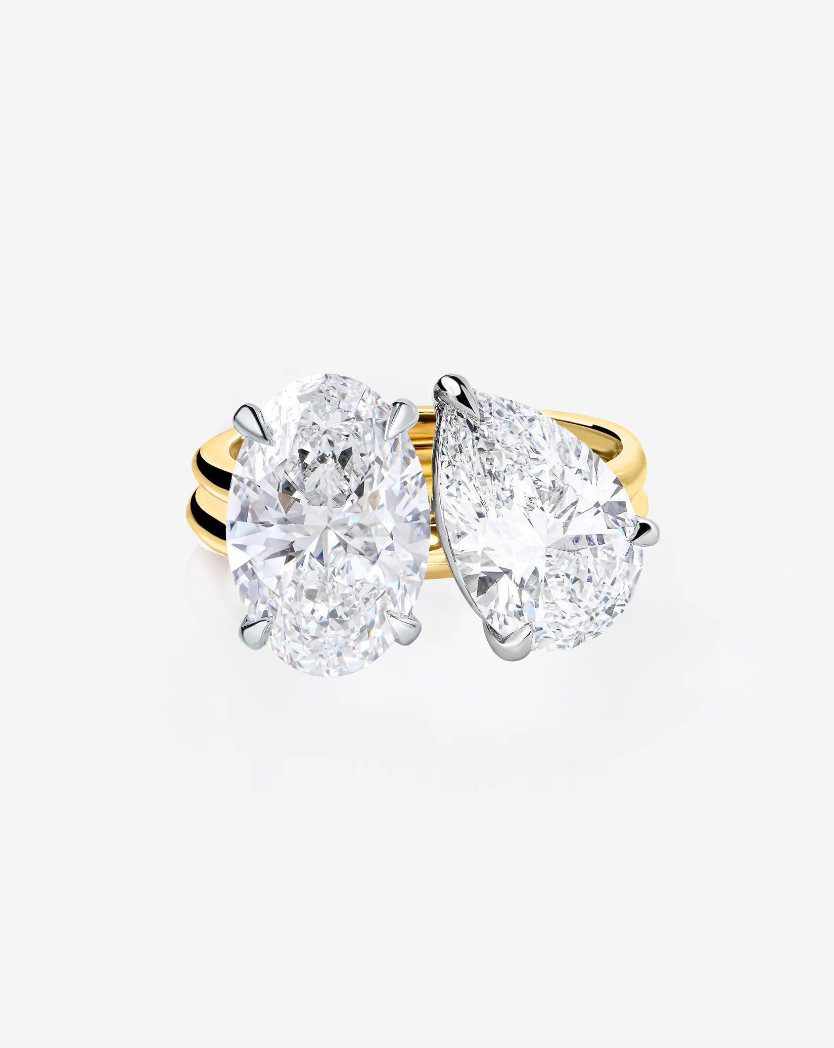 Elegant Whisper Thin® Duet: Oval & Pear - Size 4.70.